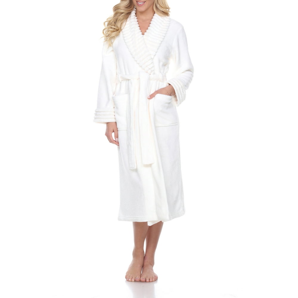 White Mark - White Mark Women's and Women's Plus Super Soft Lounge Robe ...