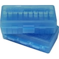 thumbnail image 4 of MTM 50 Round Flip-Top 380/9MM Cal Ammo Box - Clear Blue (8 Pack), 4 of 4