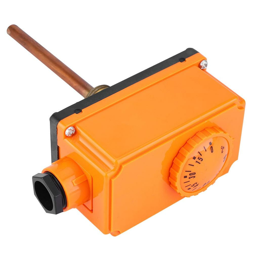 OTVIAP G1/2 Male Thread Hot Water Pipe Thermostat Temperature Controller 90 ° C High Temperature