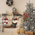 thumbnail image 3 of Bolsa colgante de dulces de Navidad, decoración de pared, bolsa de regalo de Papá Noel, bolsa de fiesta, decoraciones colgantes, bolsa de almacenamiento para chimenea, 3 of 5