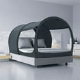 thumbnail image 5 of Privacy Bed Tent Pop-Up Bed Canopy Dream Tent Queen Size Charcoal, 5 of 10