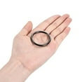 thumbnail image 4 of Uxcell 32mm ID 3.8mm Thickness Metal O Ring Iron Black 15 Pack, 4 of 4