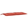 thumbnail image 1 of Cojín de banco de jardín VidaXL 100% poliéster melange rojo, 1 of 9