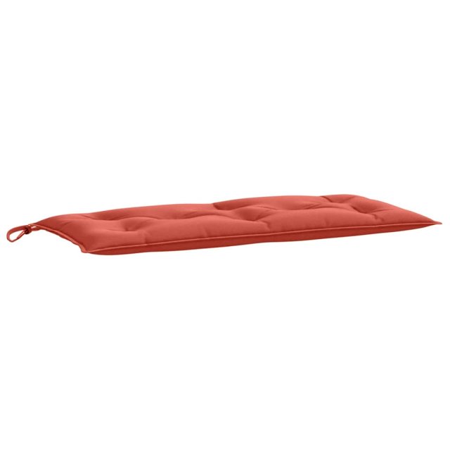 Cojín de banco de jardín VidaXL 100% poliéster melange rojo