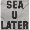 thumbnail image 2 of Funny Beach Lover Sea You Ocean Vibes Plus Size Crewneck Graphic Tee Shirt Brisco Brands 2X, 2 of 5