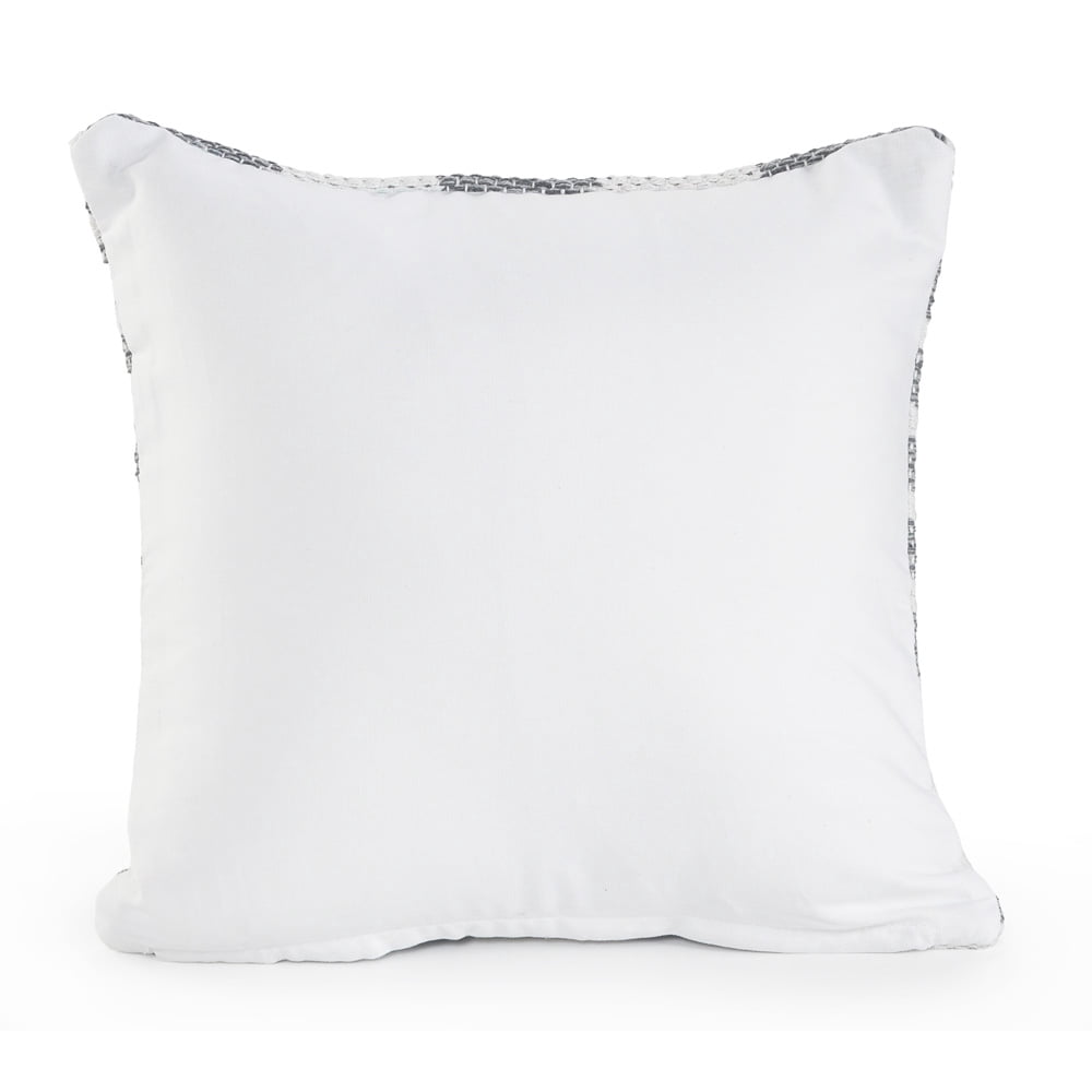 LR Home Farah Set of 2 Striped 18" x 18" Cotton Adult Decorative Throw Pillows