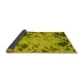 thumbnail image 2 of Ahgly Company Indoor Rectangle Abstract Yellow Modern Area Rugs, 8' x 12', 2 of 4