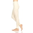 thumbnail image 3 of Merino Wool Women's Midweight Base Layer Bottoms - Thermal Underwear - No Itch Renewable Fabric - Natural Cream - Large, 3 of 3