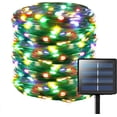 thumbnail image 1 of LINLIN Solar String Lights Outdoor,Waterproof LED Solar Powered Fairy Lights,Solar Christmas Lights PVC Rope Light for Wedding Halloween Garden Party Decorations, 1 of 9