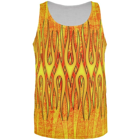 Flame On Fire Starter Pyromaniac All Over Mens Tank Top
