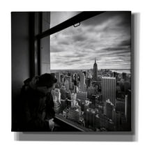 Epic Graffiti 'NYC Manhattan View' by Nina Papiorek, Canvas Wall Art, 37"x37"