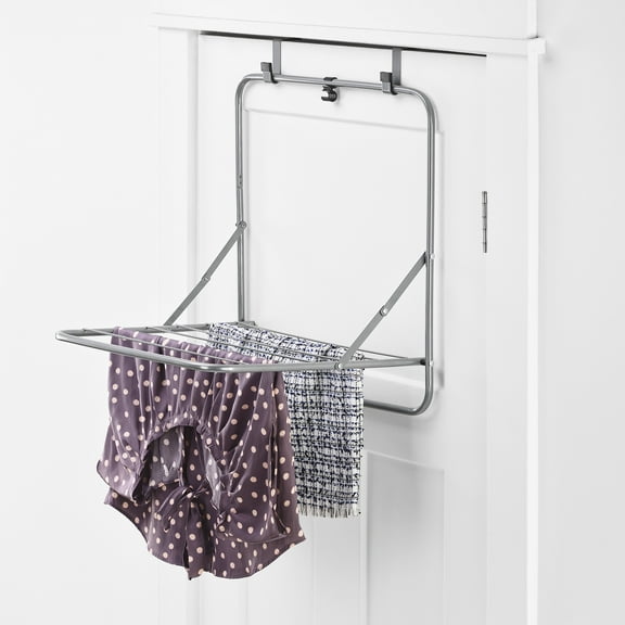 Whitmor Over The Door Drying Rack - Gray