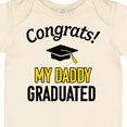 thumbnail image 4 of Inktastic Congrats My Daddy Graduated with Cap Boys or Girls Baby Bodysuit, 4 of 5