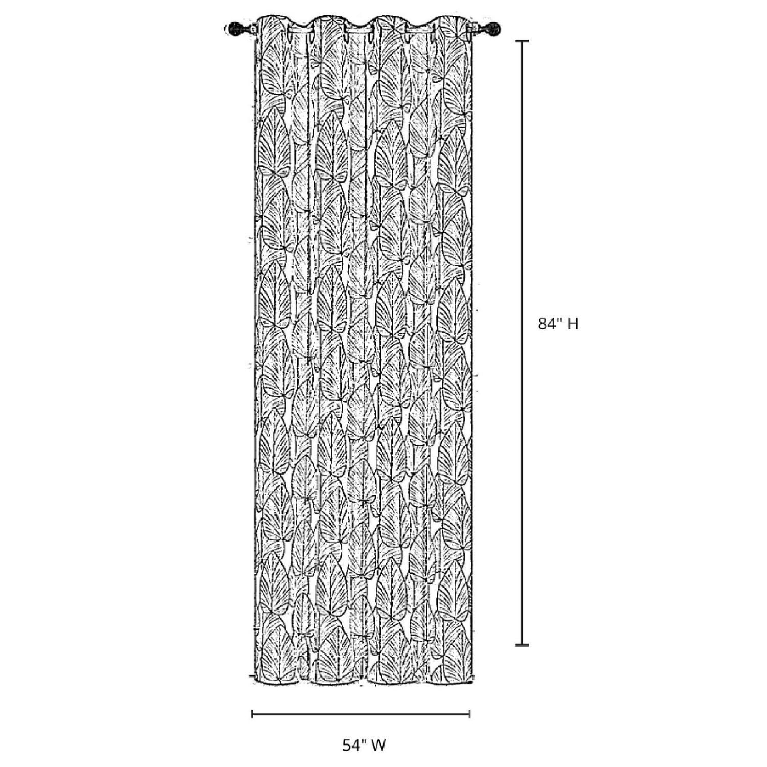 Panneau Jacquard W 8 Grom (Arbre) (Bourgogne) (84 ") - Ensemble De 2