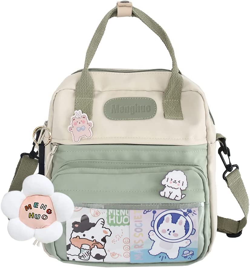 YAZI Kawaii Backpack with Kawaii Pins & Accessories, Kawaii Aesthetic