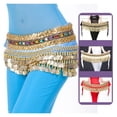 thumbnail image 2 of Belly Dance Hip Scarf Waist Chain Colored Diamond Waist Necklace with Coins for Women Performance, 2 of 3