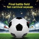 thumbnail image 3 of Size 5 Professional Training Soccer Balls Pu Leather Black White Football Soccer Balls Goal Team At Zekai, 3 of 5