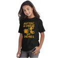 thumbnail image 4 of Funny Mac and Cheese Not Enemies Joke Crewneck T Shirts Boy Girl Teen Brisco Brands L, 4 of 6