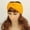 Yellow, variant on Ausyst Headbands for Women Fashion Keep Warm Winter Foldable Solid Women Knit Ladies Thick Headwraps Headband Clearance