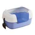 thumbnail image 2 of Caja de Arena para Gatos Perfecl Inodoro Portátil Extraíble Antisalpicaduras Azul, 2 of 8
