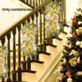 thumbnail image 3 of Christmas Wreath Pendants Garland Xmas Decoration Christmas Wreath Hanging Pendant For Holiday Wall Door+LED Light, 3 of 5