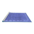 thumbnail image 2 of Ahgly Company Machine Washable Indoor Rectangle Oriental Blue Traditional Area Rugs, 4' x 6', 2 of 4