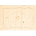 thumbnail image 1 of Ahgly Company Indoor Rectangle Solid Orange Modern Area Rugs, 2' x 5', 1 of 1