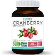 Pure Co Organic Cranberry Pills (501 Concentrate) 500mg is