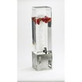 thumbnail image 2 of Cal Mil 1602-1-13 1.5 gal Black Beverage Dispenser with Ice Chamber - 7.375 x 9.375 x 17.75 in., 2 of 2