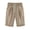 Khaki, variant on WREESH Womens Summer Beach Shorts Printed Five Points Plus Size Cotton Linen Shorts Casual Shorts Olive Green