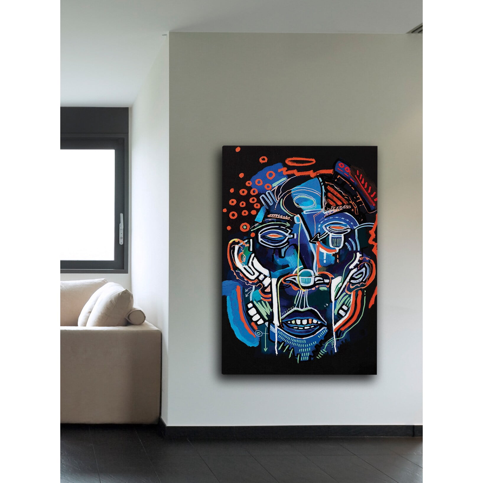 Marmont Hill "Night Face" Print on Canvas