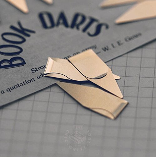 Book Darts 125 count segnalibri a righe segnalibri in latta di ottone