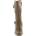 thumbnail image 4 of Link Elvina22K Pauline-39 Childrens Girl Low Heel Quilted Knee High Riding Boots, 4 of 4