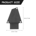thumbnail image 2 of Homoyoyo 4Pcs Black Truss Rod Covers for Bass Guitar Replacement during Performance, 2 of 7