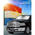 thumbnail image 3 of for Acura Car Windshield Umbrella Sun Shade Foldable UV Block Front Screen Cover, 3 of 5