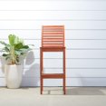 thumbnail image 3 of Malibu Outdoor Patio Wood Bar Chair, 3 of 4