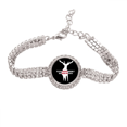 thumbnail image 1 of Por favor, apreciar nuestro único vecino en la tierra Pulsera de tobillera de cadena de tenis, joyería de diamantes, 1 of 3