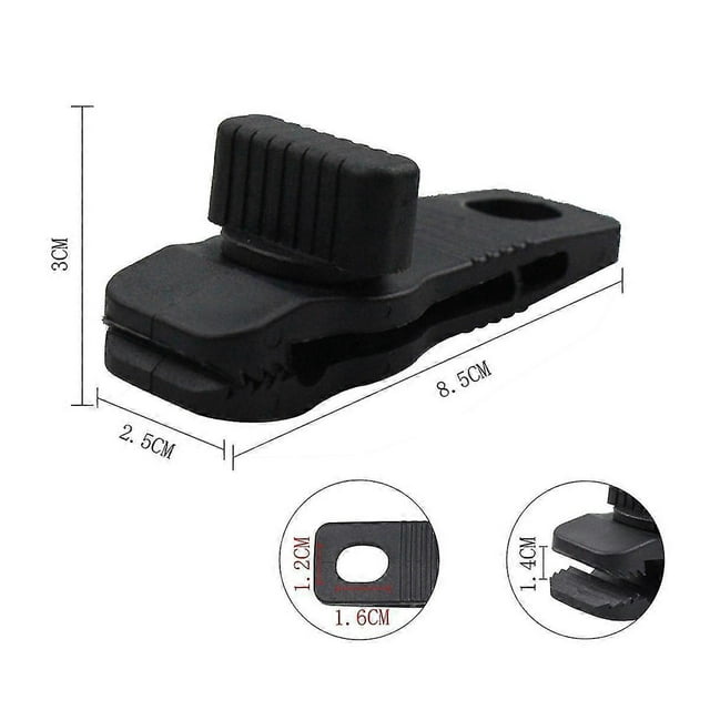 10Pcs Awning Rope Clamp Tarp Clamp Tarp Clip Reusable Tent Crocodile Clip Tent Canopy Clip for Awni