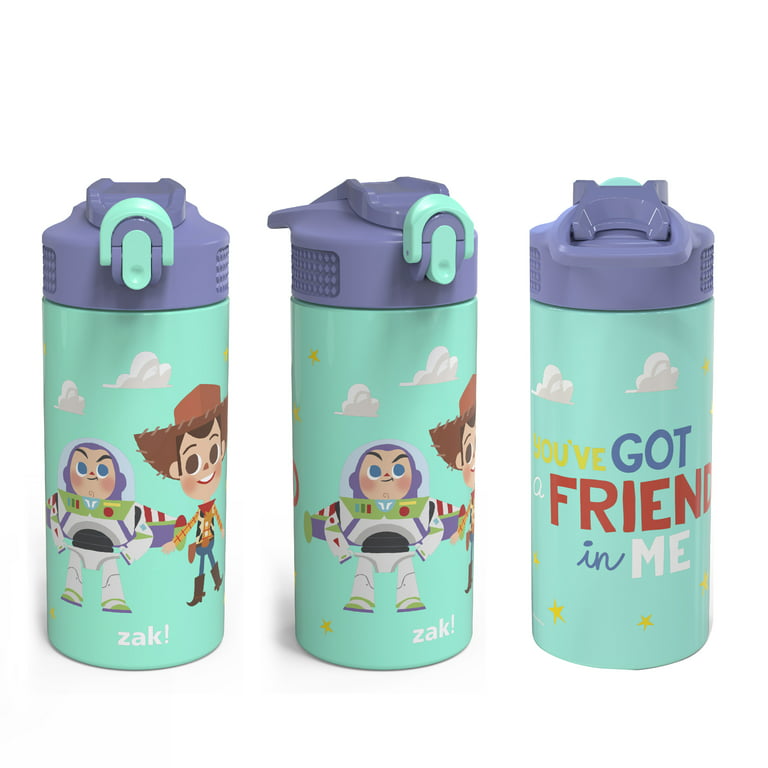 zak! Disney Toy Story 4 - Stainless Steel Vacuum Insulated Water Bottle -  14 oz - Durable & Leak Proof - Flip-Up Straw Spout & Built-In Carrying Loop  - BPA Free - Yahoo Shopping