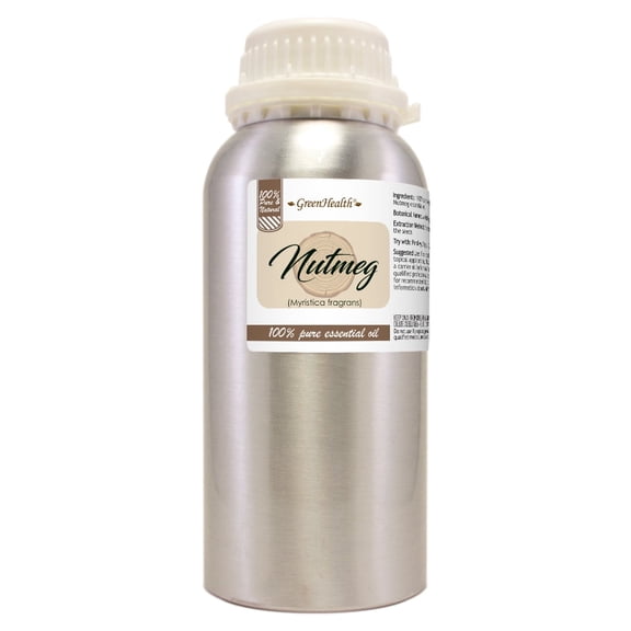 Nutmeg Essential Oil - 16 fl oz - Aluminum Bottle w/ Locking Cap