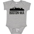 thumbnail image 3 of Inktastic Boston Massachusetts Skyline City Silhouette Boys or Girls Baby Bodysuit, 3 of 5