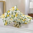 thumbnail image 3 of Lemon Summer Outdoor Pillow Covers Pack of 2 Floral Lemon Yellow Green Waterproof Throw Pillow Covers Decorative Cushion Cases for Patio Garden Tent Balcony Couch 20x12 inch, 3 of 8