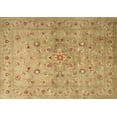 thumbnail image 1 of Ahgly Company Indoor Rectangle Contemporary Orange Abstract Area Rugs, Swatch Sample, 1 of 6