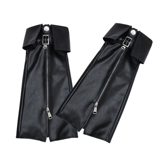 Zipper Leg Warmers for Women Girls Gotik Punk Long Leg Socks Subcultures Leg Covers Flared Leg Warmers Middle Tube Socks