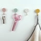 thumbnail image 3 of Self-Adhesive Hook No Drilling Macron Color Nordic Style Wall Mounted Hanger for Kid's Room Living, 3 of 5