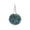 Blue, variant on Waterproof Solar Powered Flower Ball Hanging Light, LED Outdoor Illumination Lamp, Decorative Suspended Lighting for Patio Yard Porch Garden Night Scene Beautification
