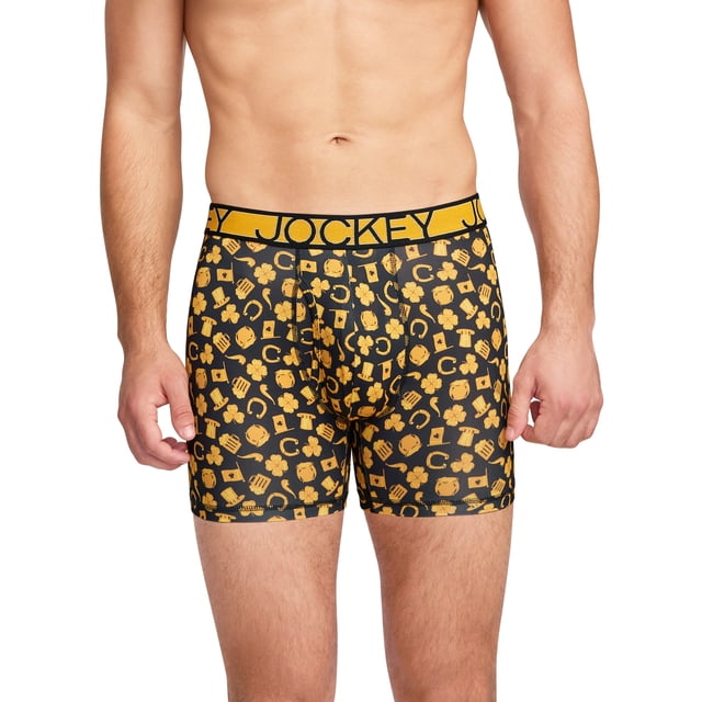 Jockey Men's Active Microfiber 5" Boxer Brief
