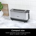 thumbnail image 4 of Ninja Foodi Four Grille-Pain en Acier Inoxydable à 2 Tranches, 1500 W, 4 of 9