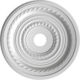 thumbnail image 5 of Ekena Millwork 22"OD x 3 1/2"ID x 1"P Cole Thermoformed PVC Ceiling Medallion (Fits Canopies up to 6"), Aged Copper, 5 of 5
