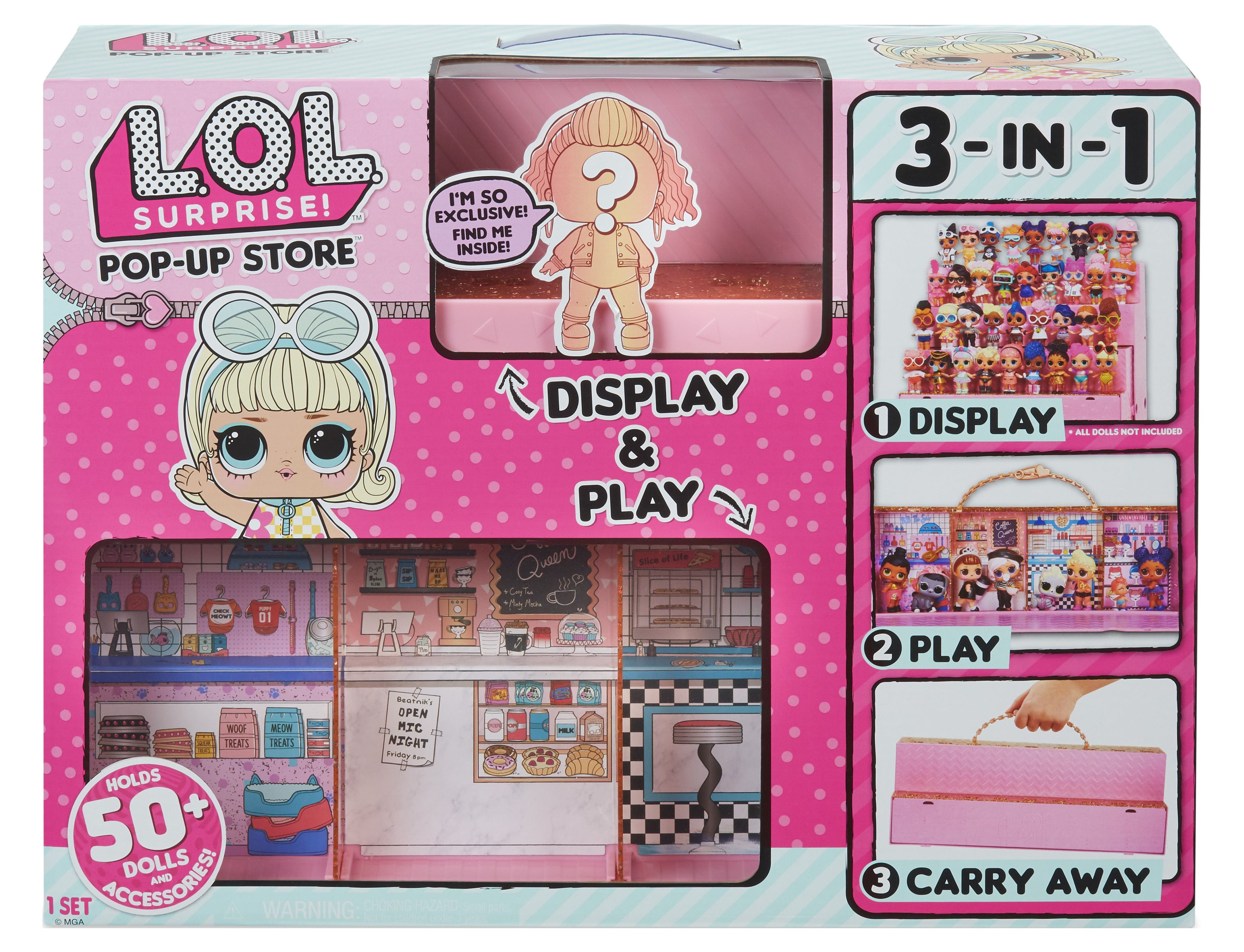 LOL Surprise 3-in-1 Pop-Up Store With Exclusive Doll & Carrying Case - Toy for Girls Ages 4 5 6+ - image 4 of 6